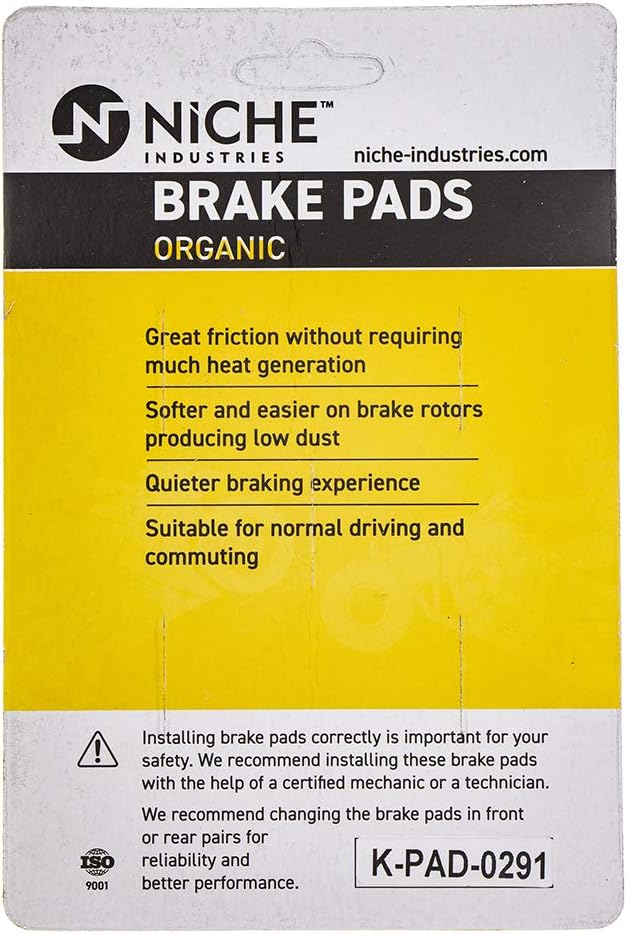 Organic Brake Pad Set Pack of 2 V7505