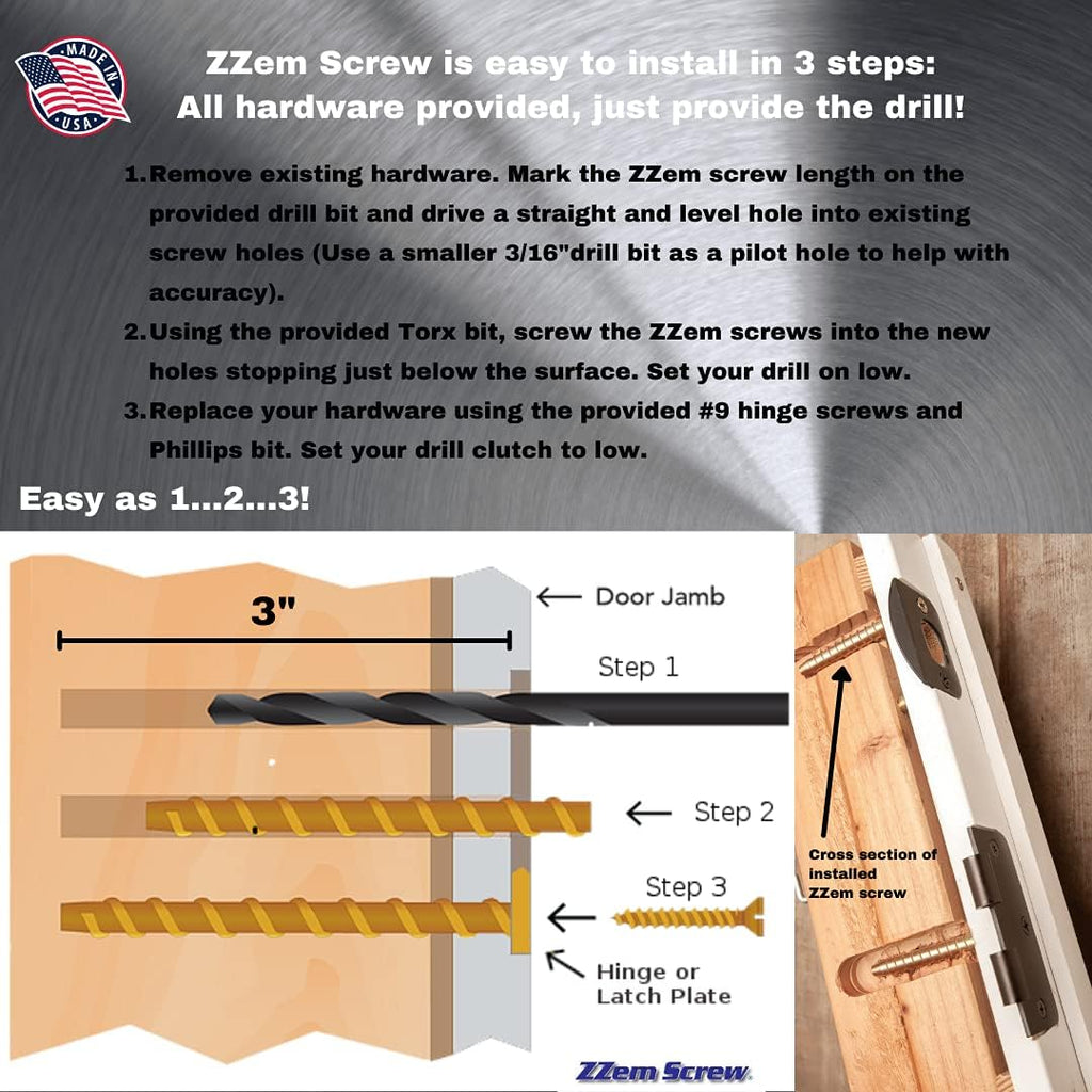 Stripped Screw Hole Repair Kit Pack of 2 V5560