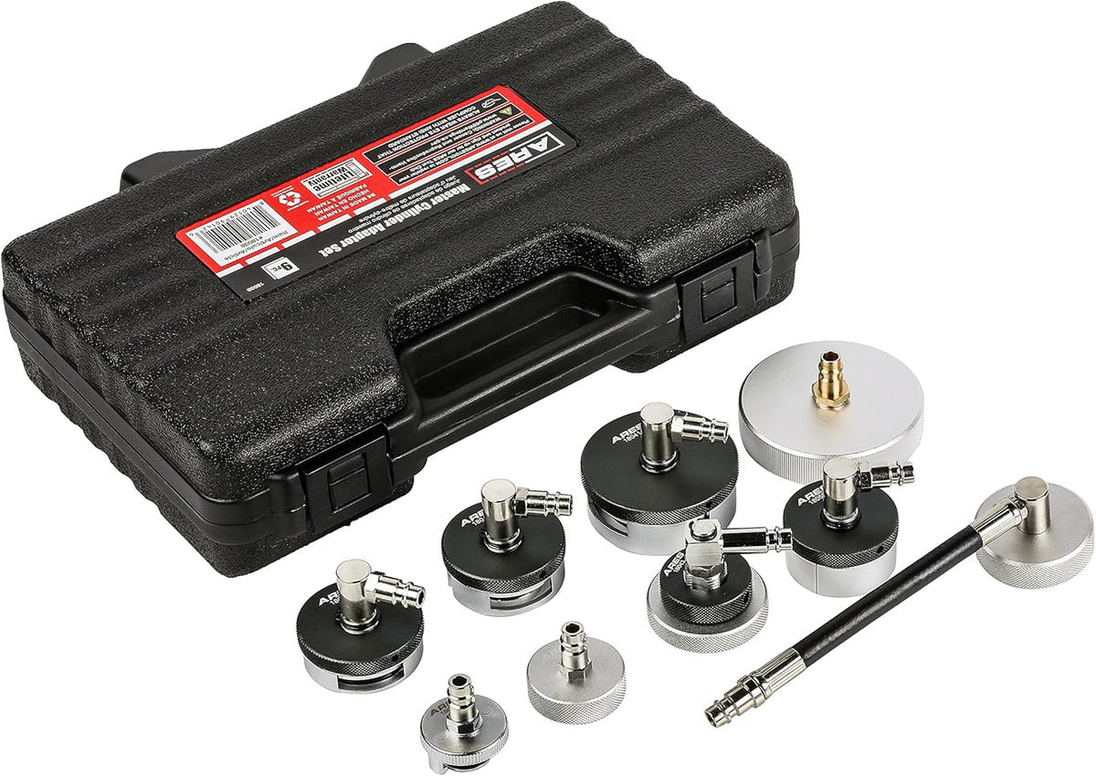 9-Piece Master Cylinder Adapter Set for Brake Fluid Bleeding D968637