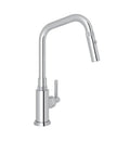 Polished Nickel Side Lever Pull Down Kitchen Faucet P310