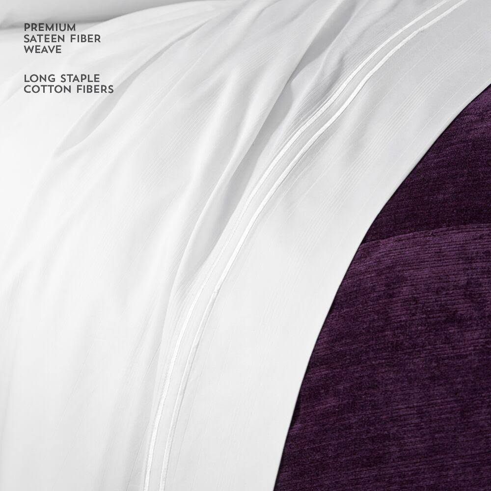 White Bamboo Sheets Twin XL N97870