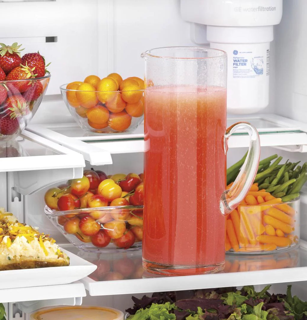 33" Counter Depth Side by Side Refrigerator with 17.5 cu. ft. T457