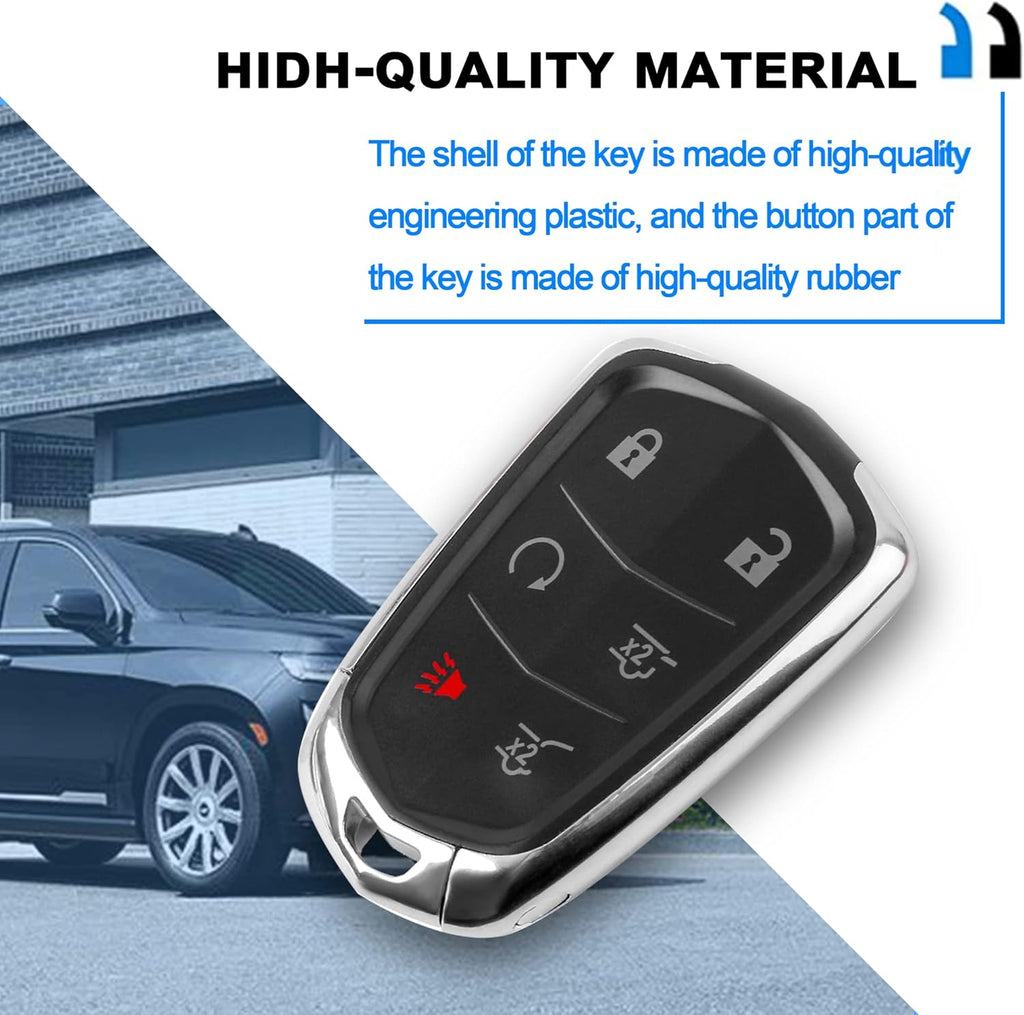 6-Btn Key Fob Remote Control Replacement Keyless Entry Pack of 2 G8389