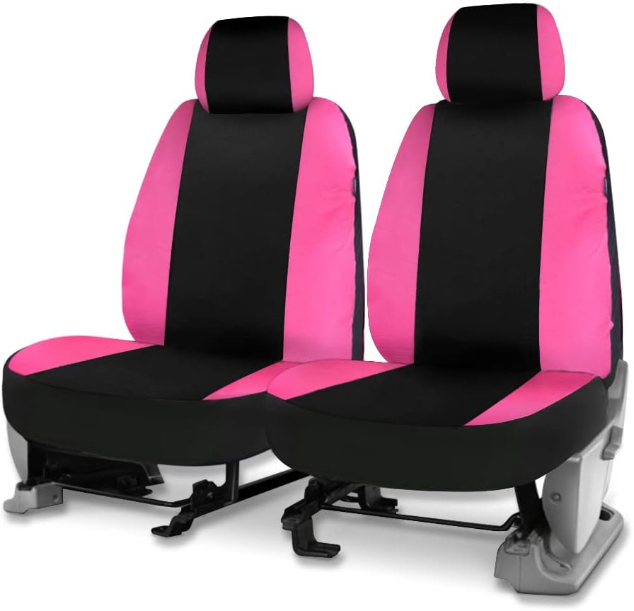 Pink Black 9pc Seat Covers E513