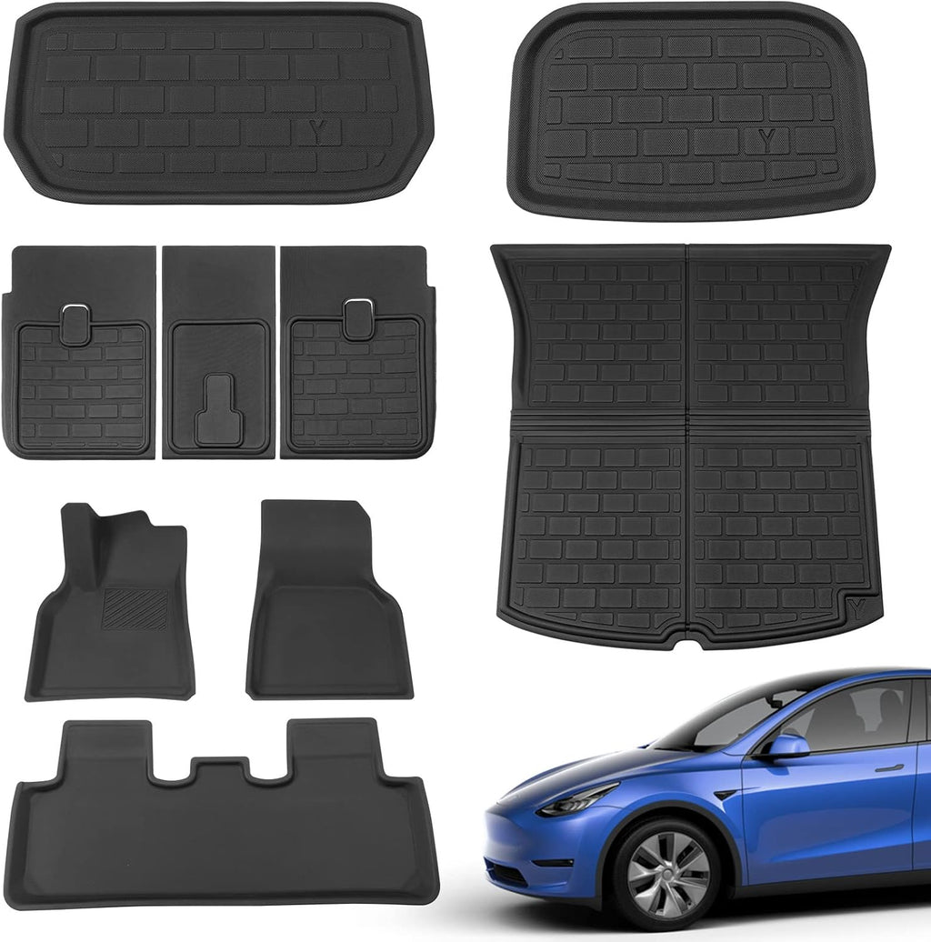 TPR Trunk Mat Cargo Liners Set of 9 K1195