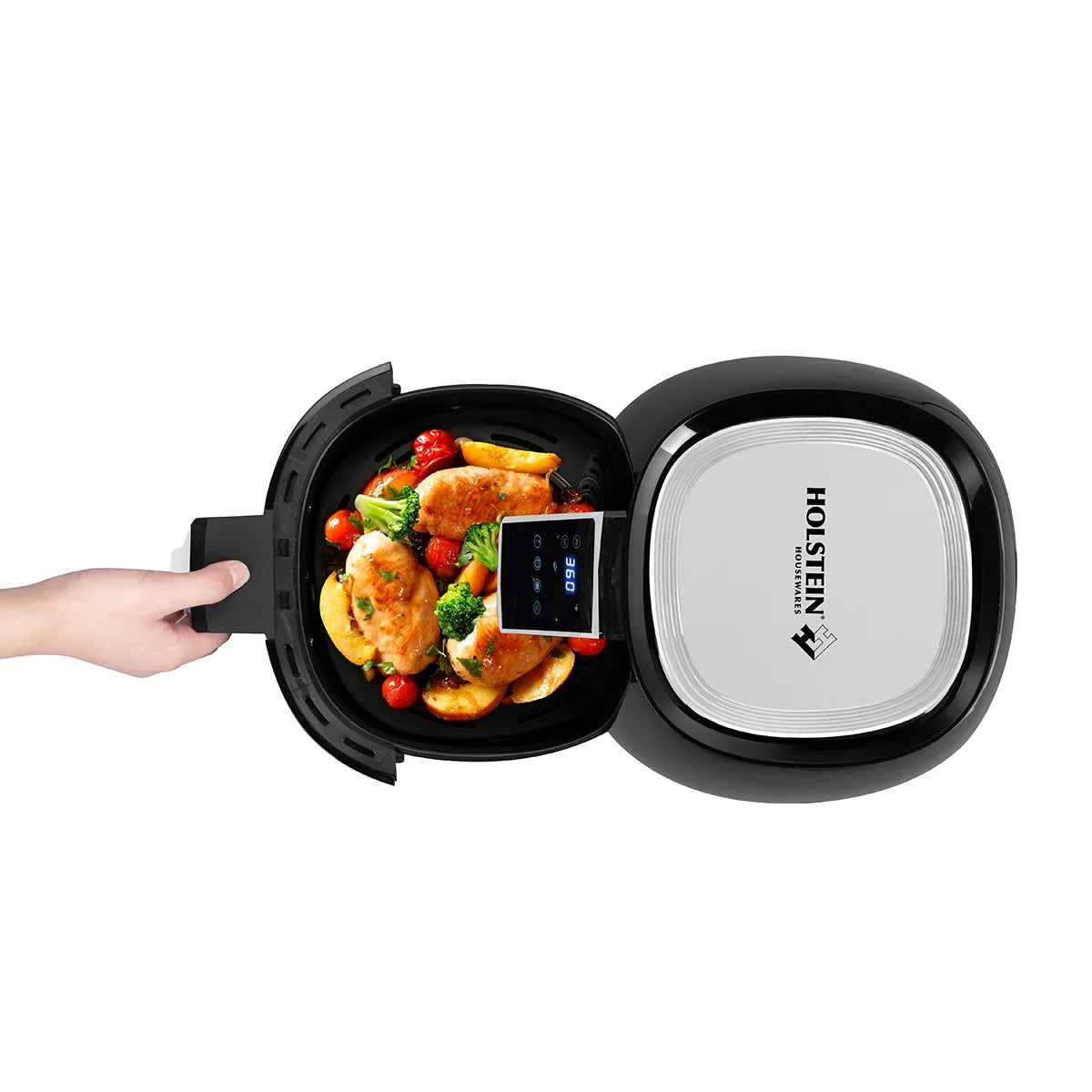 3.7 qt Air Digital Fryer with Touchscreen Control, Black L429766
