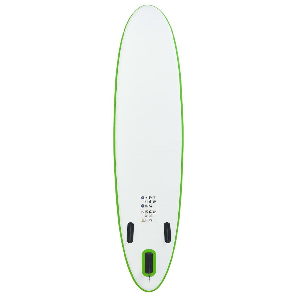 Green and White Inflatable Paddle Board Set N386937