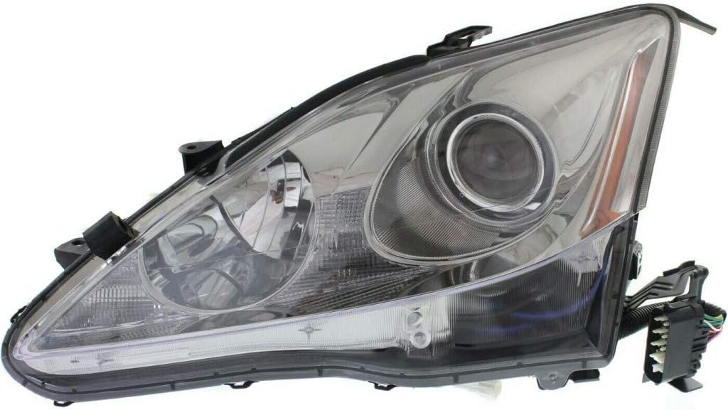 Passenger Side Headlight Assembly for Lexus IS250 / IS350 2006 2008 HID Auto Leveling N997490