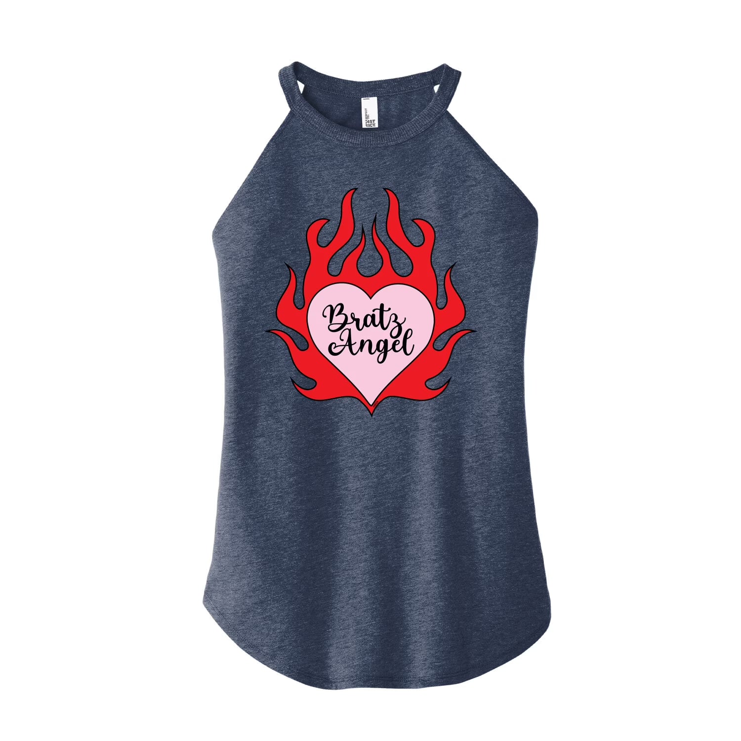 High Neck Tank Top W158
