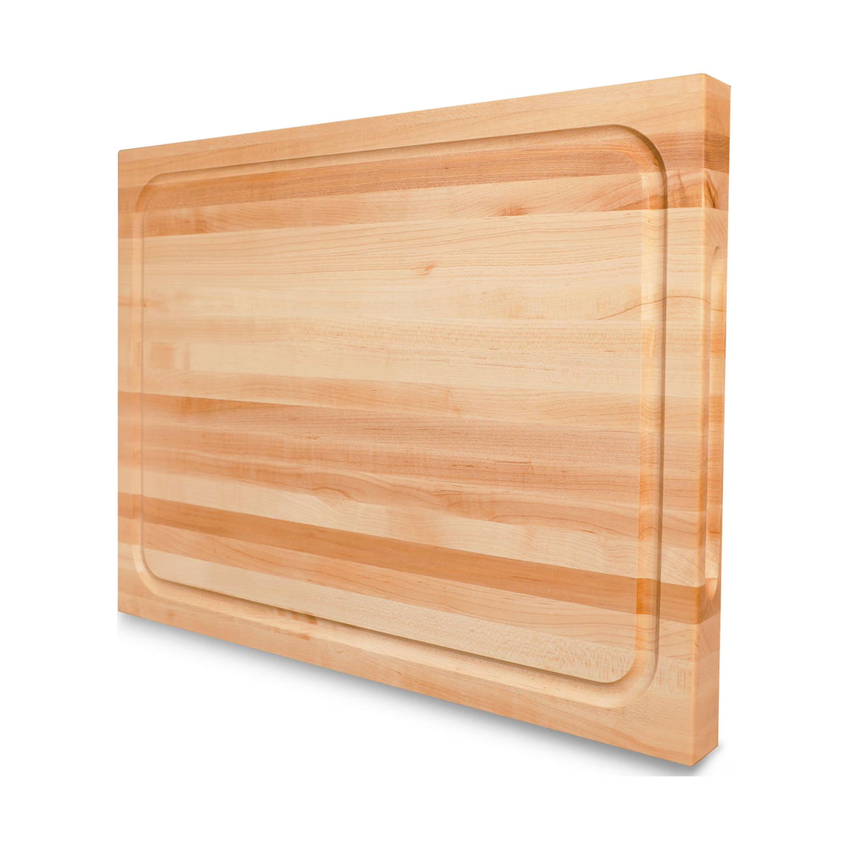Hard Maple Butcher Block Cutting Board, 16x12 Inch J966899