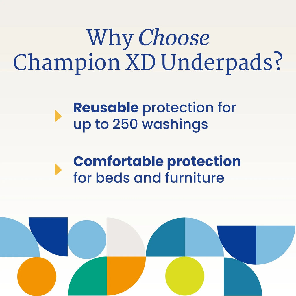 Large Washable Underpad, 33x35 in., Pack/4 F274
