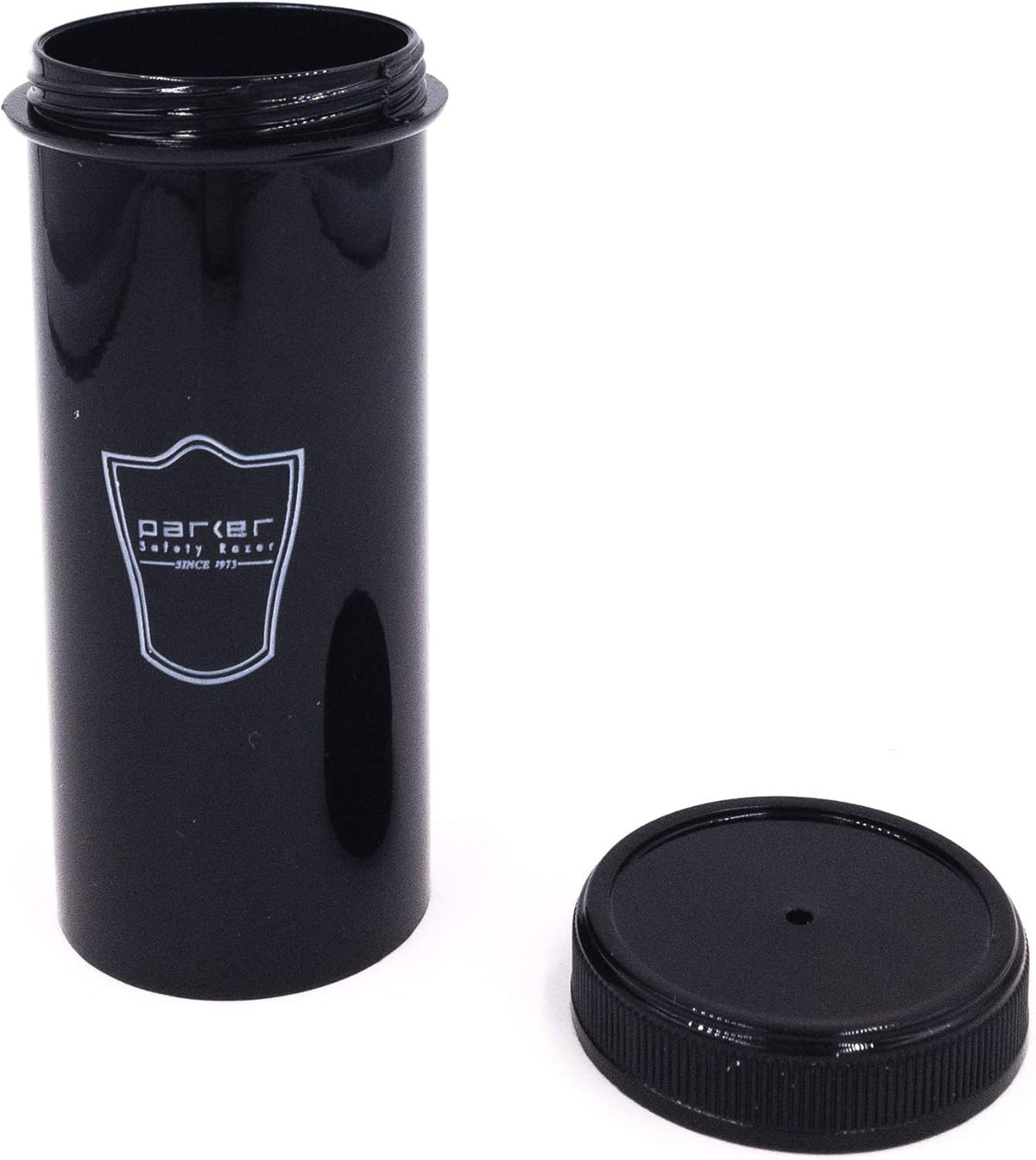 100% Silvertip Travel Shave Brush with Case, Black, Pack of 2 T4121