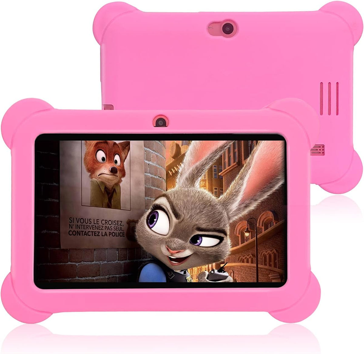Pink Kids Android Tablet 16GB 1GB RAM Wi-Fi Bluetooth Pack of 2 N68125