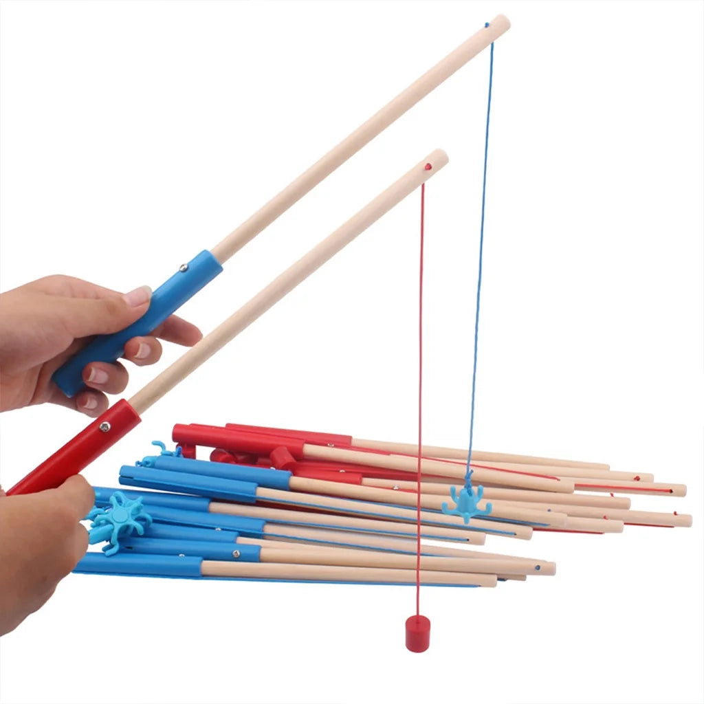 Wooden Magnetic Fishing Rod Toys For Kids L54777