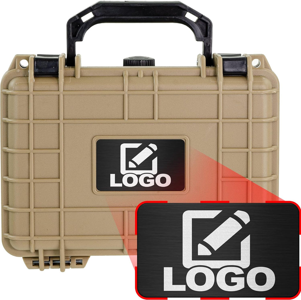 Hard Case Water & Shock Proof with Foam 8.12 inch 6.56 inch 3.56 inch Black R181758