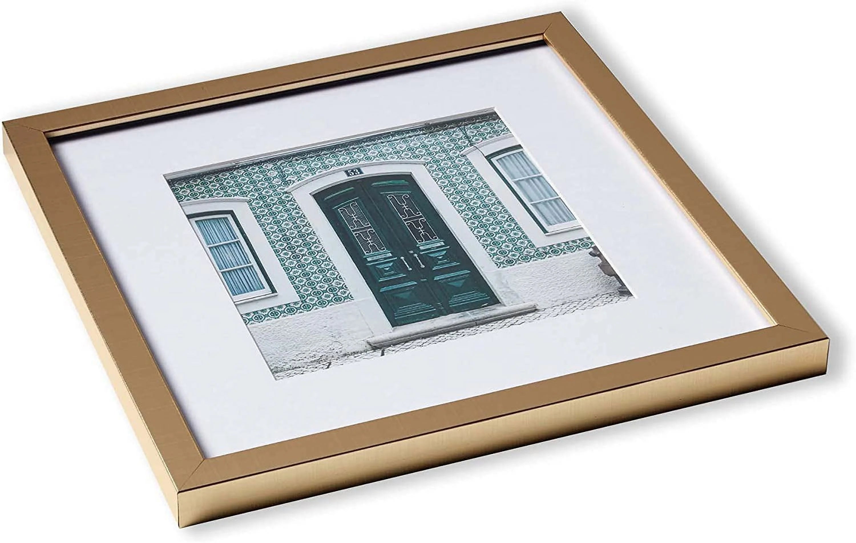 12x12 Matted Square Picture Frames (Gold, 4pk) O663301