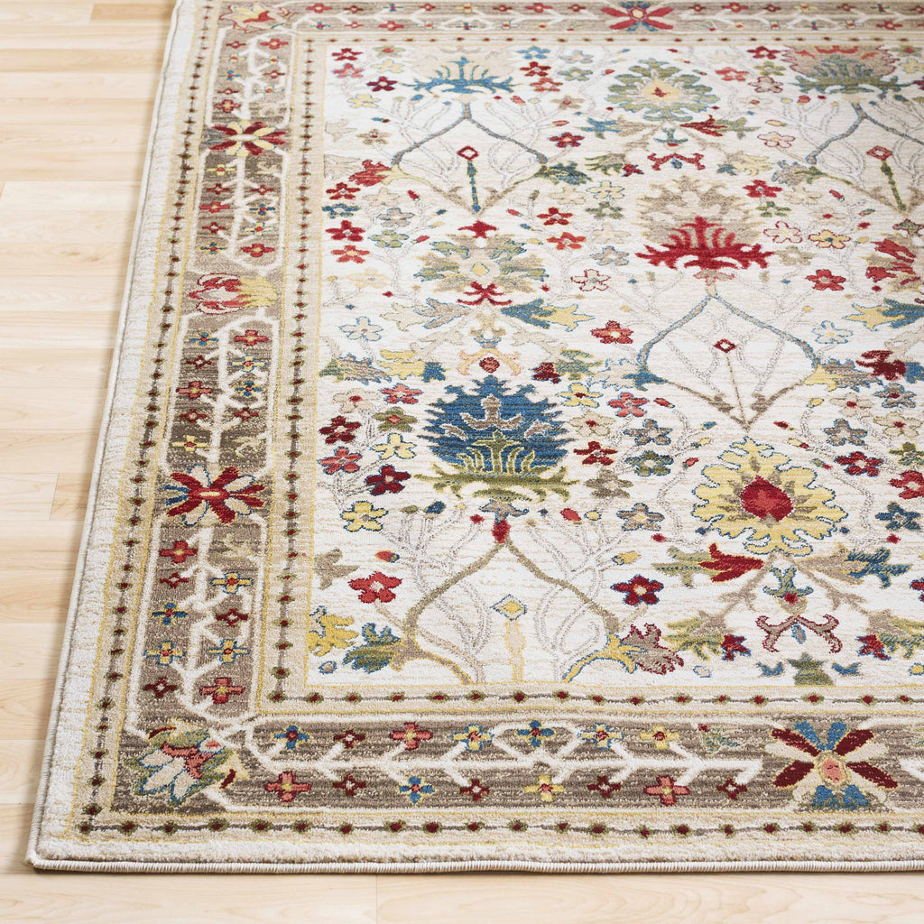 Rectangle Traditional Polypropylene Area Rug W4506