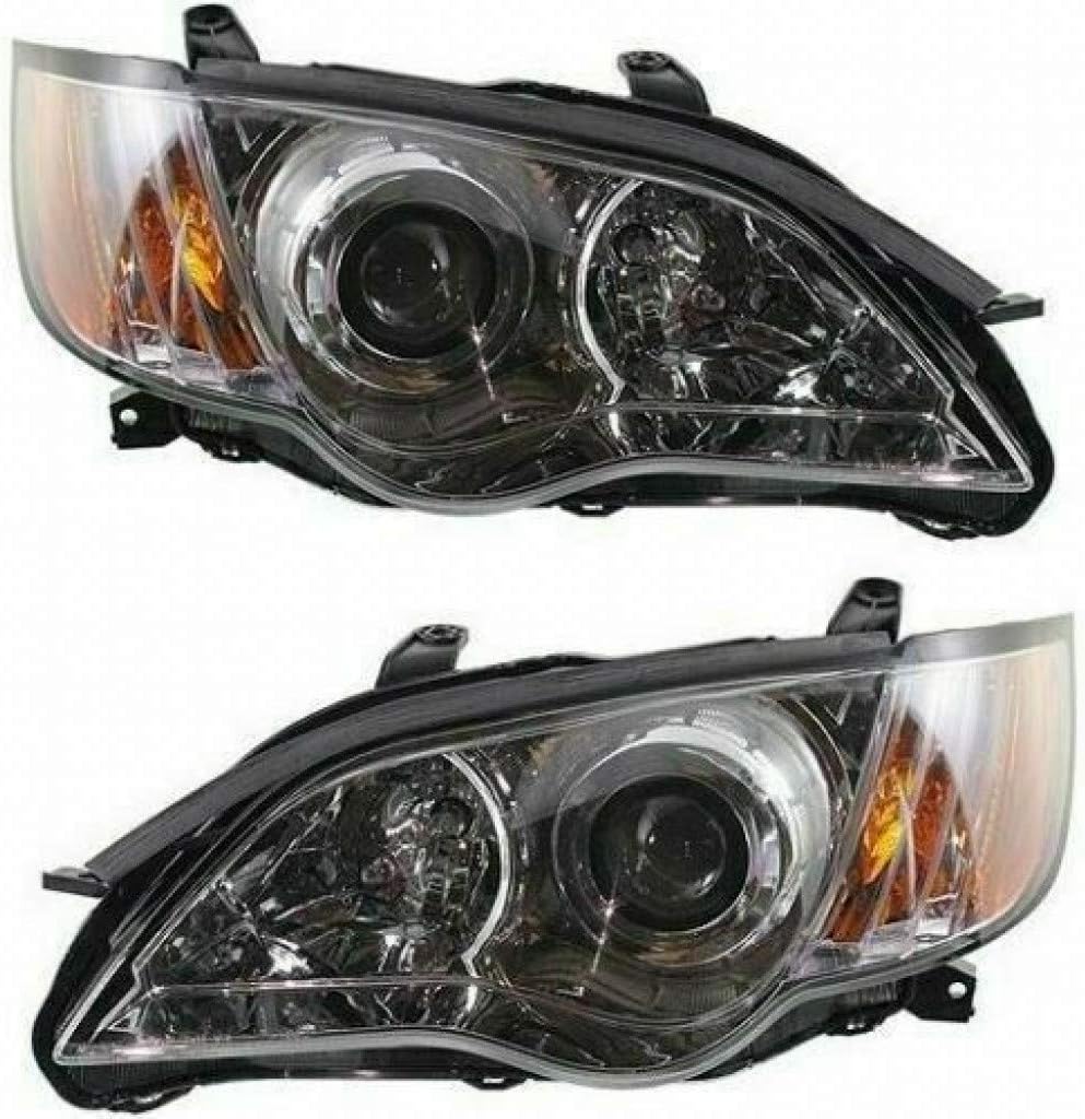 Pair Driver and Passenger Side Headlight with Bulbs E812