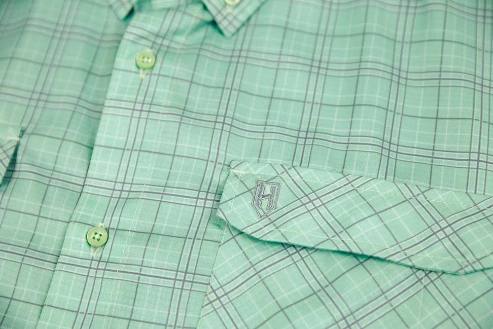 Melon Plaid Long Sleeve Shirt A279030