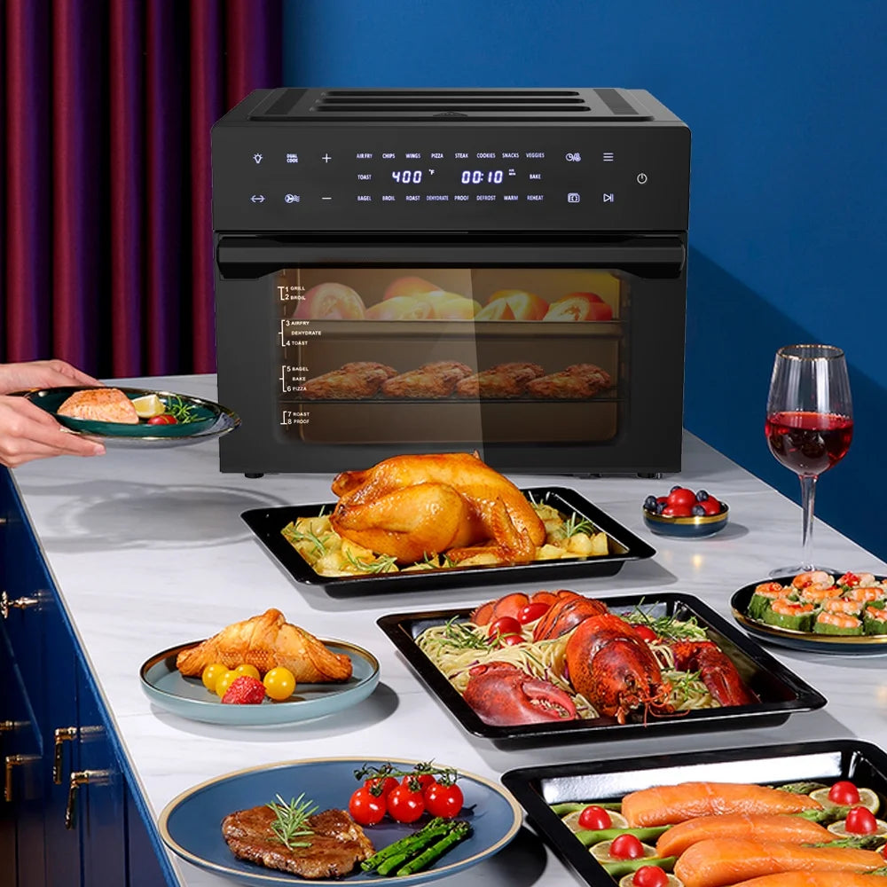 18-in-1 Toaster Oven Air Fryer Combo, 32 Quart Countertop Convection Oven, 1800W H6426