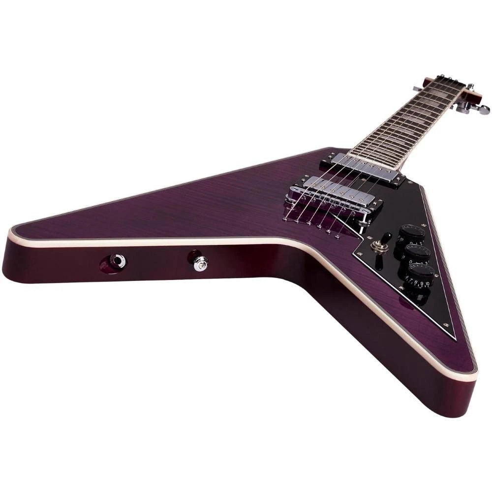 Transparent Purple Electric Guitar O743