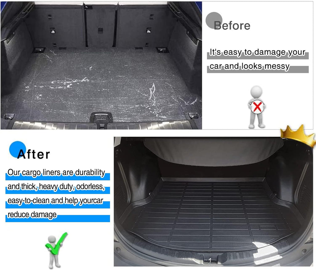Black TPE Cargo Liners for Volkswagen Tiguan H271
