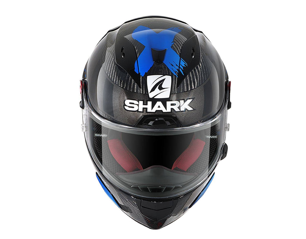 Carbon Anthracite Blue Motorcycle Helmet A69391