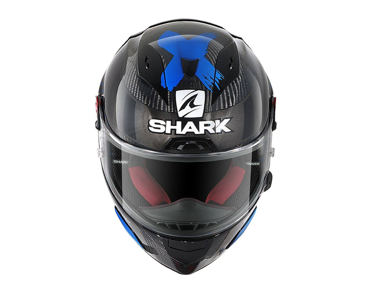 Carbon Anthracite Blue Motorcycle Helmet A69391