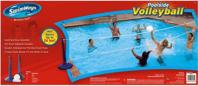 Volleyball Net Swimming Pool Water Game Set (2 Pack) I878