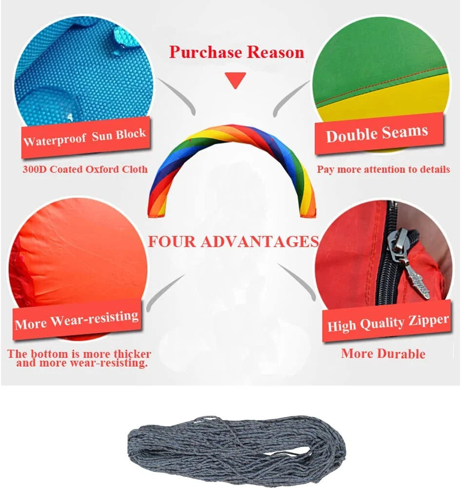 26 feet Inflatable Rainbow Advertising Arch Oxford Cloth H97168