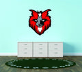 Wall Decal Cat Head Lion Tiger Safari Jungle Sticker 20 Inches X 20 Inches F5609
