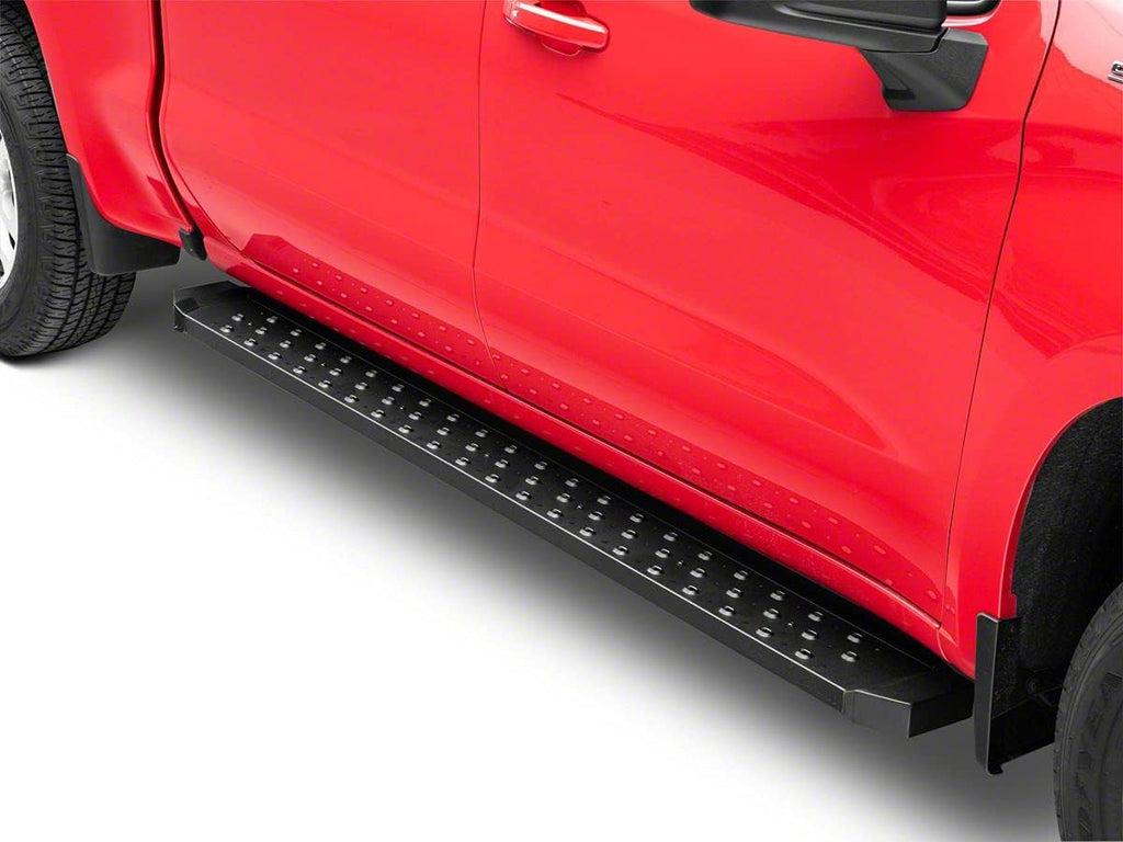 Black Steel Running Boards C59039