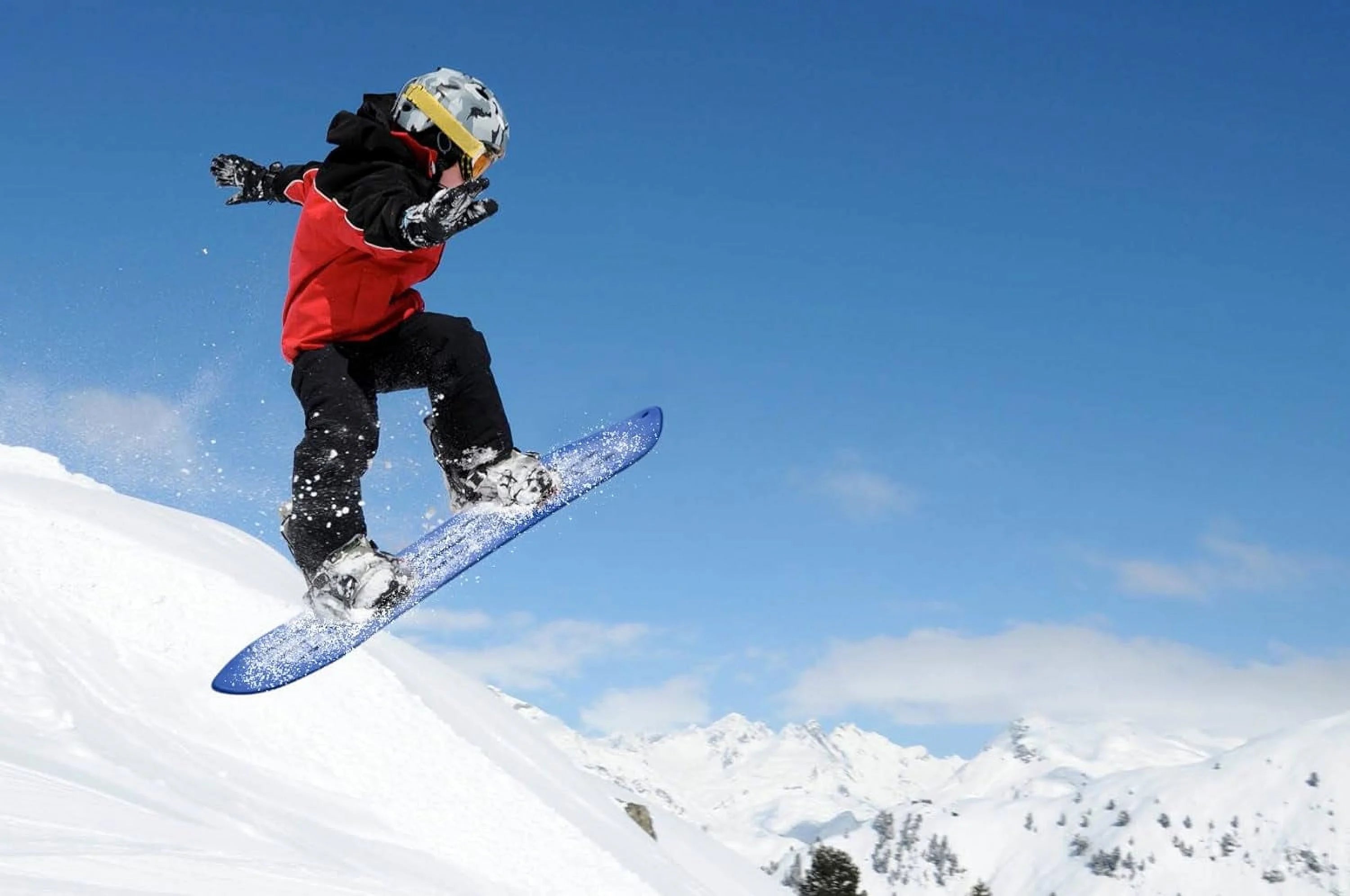 Purple Kids Snowboard with Binders V609