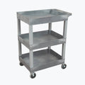 24 x 18 Plastic Three Shelf Utility Cart K615