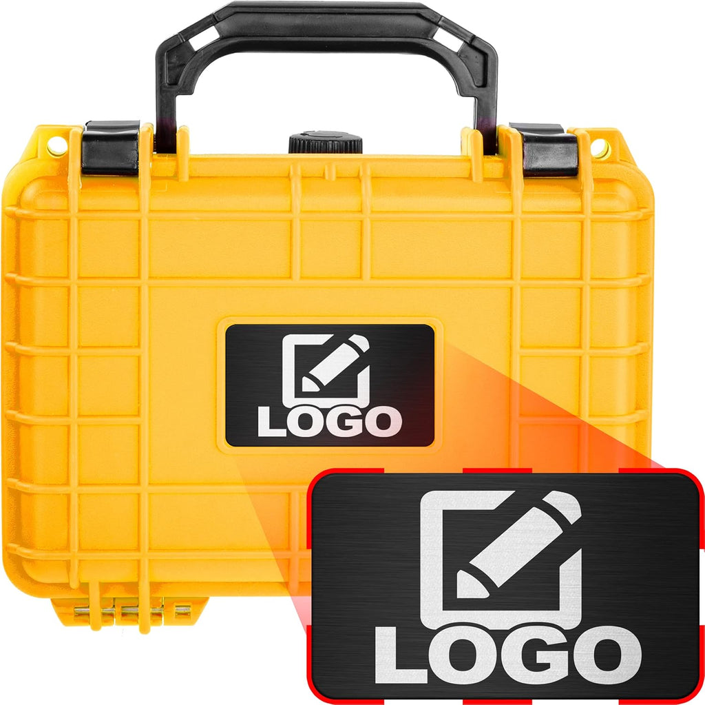 Hard Case Water & Shock Proof with Foam 8.12 inch 6.56 inch 3.56 inch Black R181758