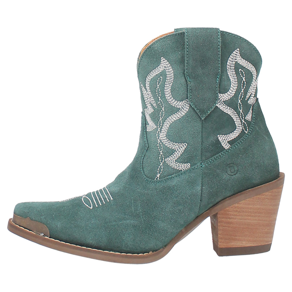 Joyride Round Toe Casual Boots Ankle Mid Heel Y443100