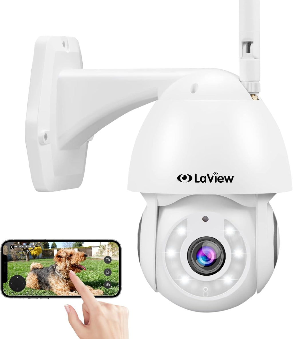 2K Security Camera Outdoor Wired Starlight Color Night Vision IP65 2-Way Audio O654