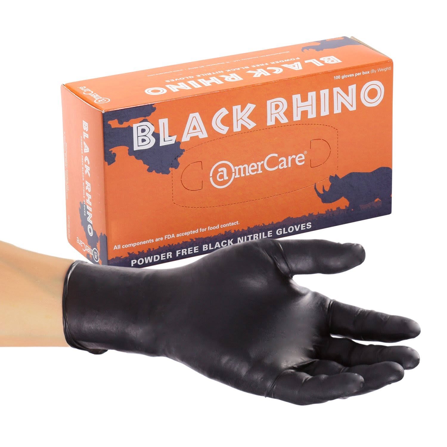 Black XL Powder-Free Nitrile Gloves O64663