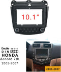 10.1 Inch Double DIN Dash Kit for Honda Accord 2003-2007 Car Stereo Frame Pack of 2 T515017