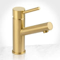 Brushed Gold Single Hole Bathroom Faucet J767