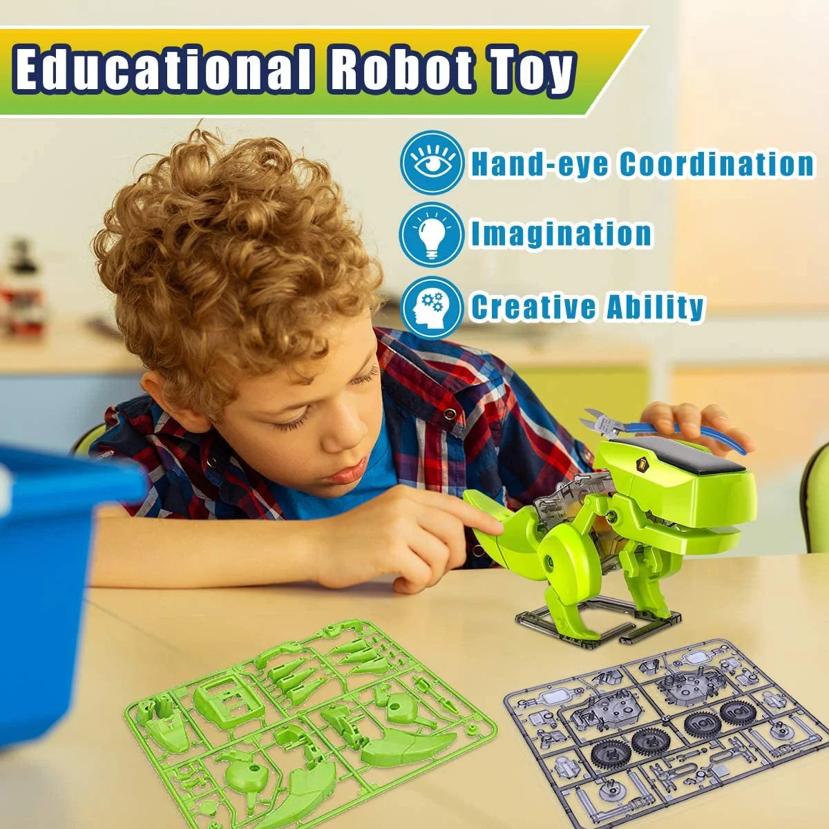 Solar Robot Kit 3-in-1 STEM Projects Robot Kit T765720