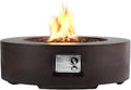 30in Outdoor Propane Fire Pit with Lava Rocks D833