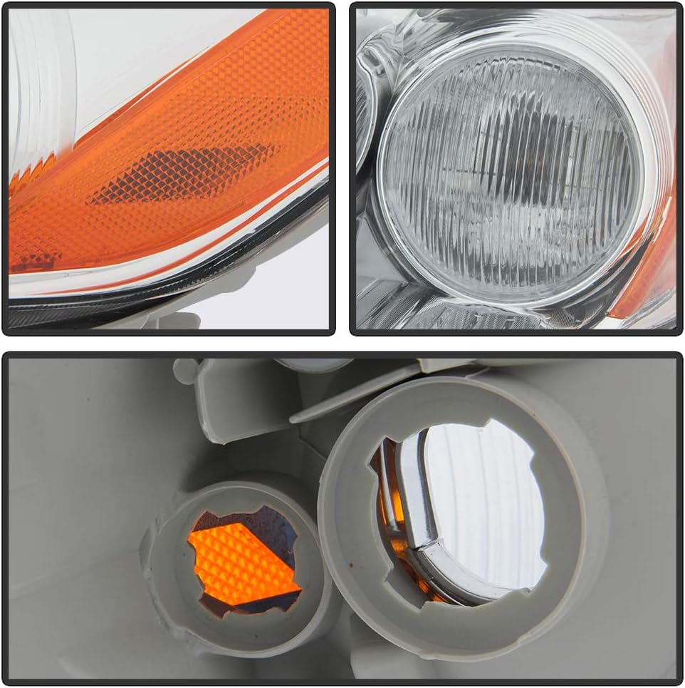 Chrome Bezel Left Projector Headlight Housing Headlamp Assembly For 2007-2009 Toyota Camry F4883