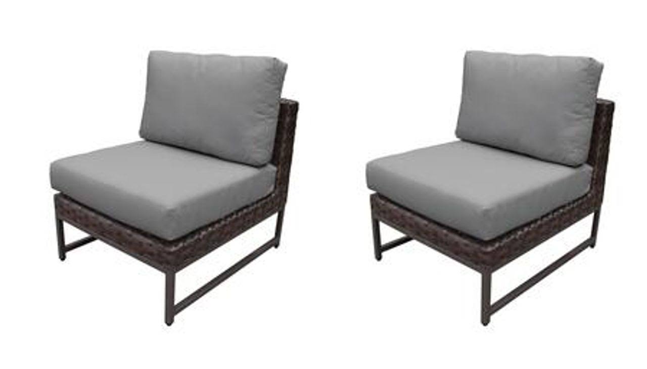 Grey Armless Sofa M849