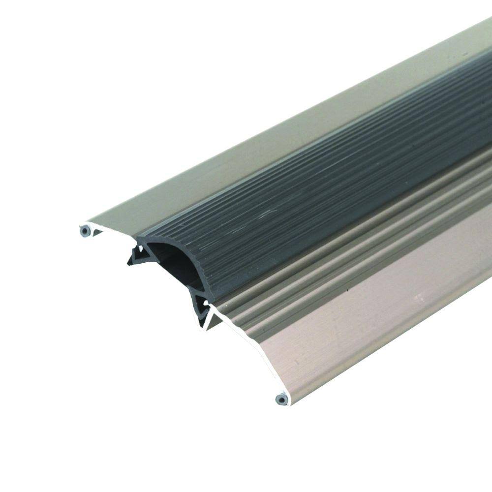Satin Nickel Aluminum Threshold with Vinyl Seal C67072