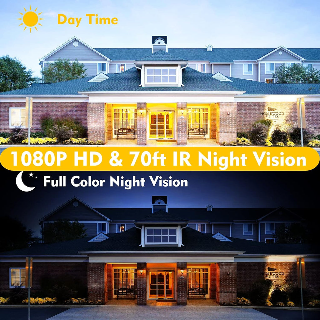 PTZ 360° View 1080P Wireless WiFi Rechargeable 19200mAh Battery IP Surveillance Camera S537