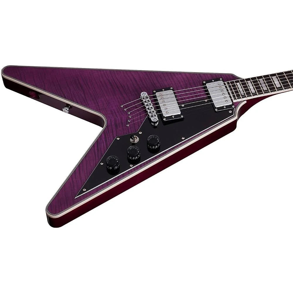 Transparent Purple Electric Guitar O743