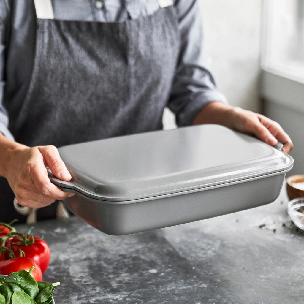 13" x 9" Rectangular Ceramic Nonstick Baker with Lid J62609