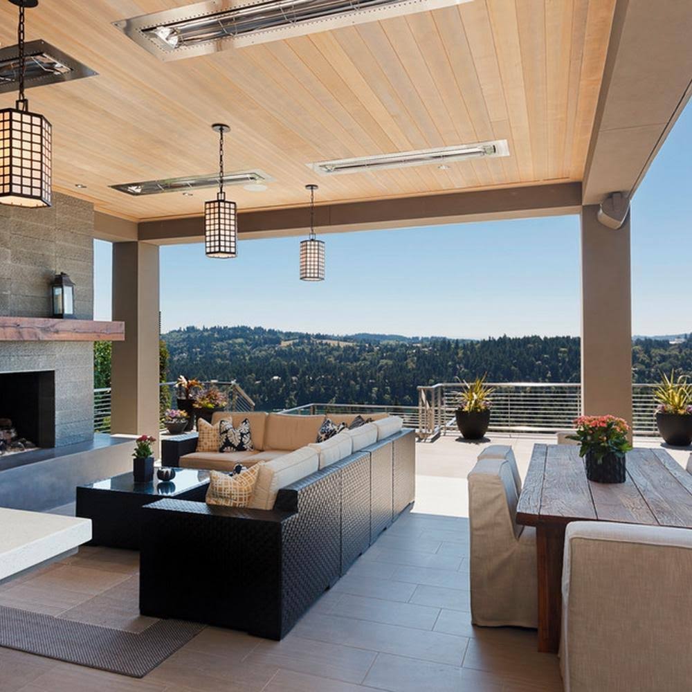 Beige 4000W Infrared Electric Heater B676