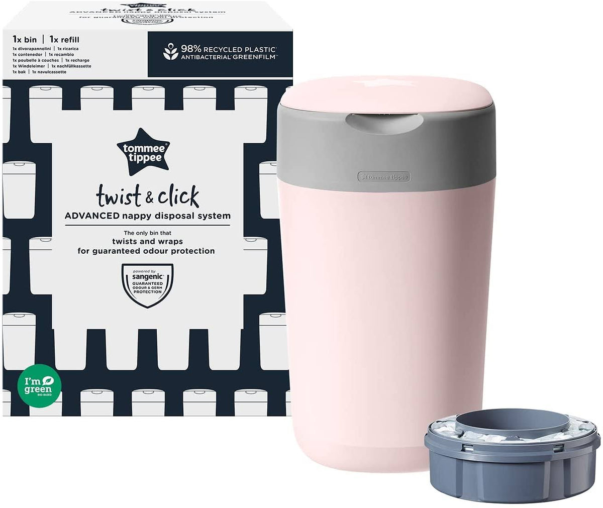Nappy Bin with Refill Cassette F54318